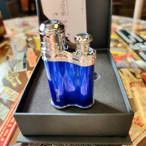 Siglo Bean Shape Lighter - Metallic Blue