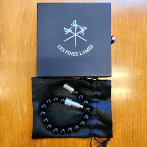Punch Bracelet Black Onyx 8mm