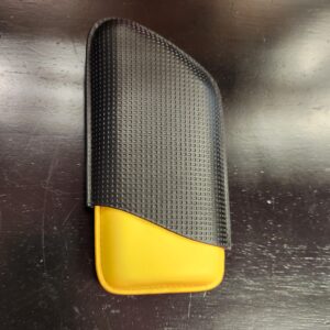 Cigar Case Angle Type Yellow/Blk - 3ct