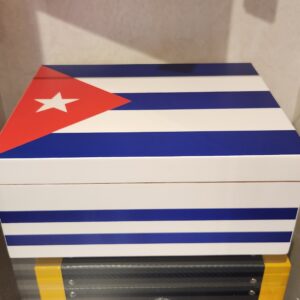 Humidor Cuban Flag Medium - 75ct