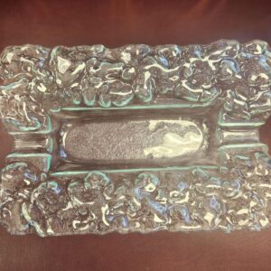 Glass Texture Ashtray - 2ct