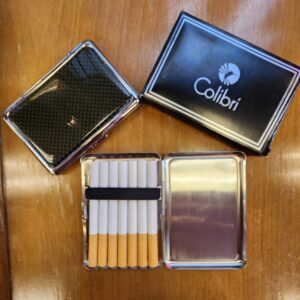 Colibri Carbon Fiber Cigarette Case - 7ct