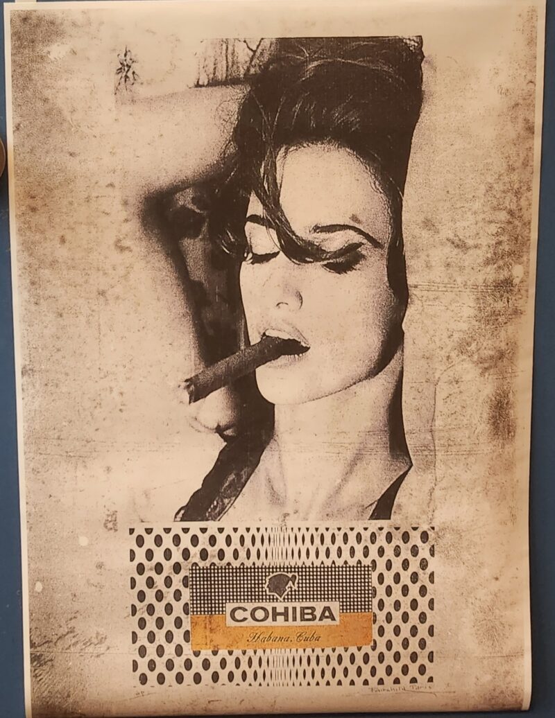 Cigar Poster Penelope Cruz & Cohiba - 15.5"x23.5"