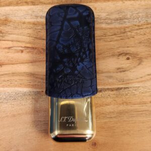 ST Dupont Linea Maestra Partagas Cigar Case - Blue Golden - Image 2