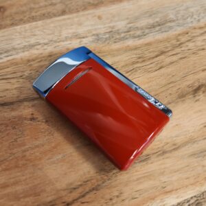 ST Dupont Minijet Lighter - Shiny red