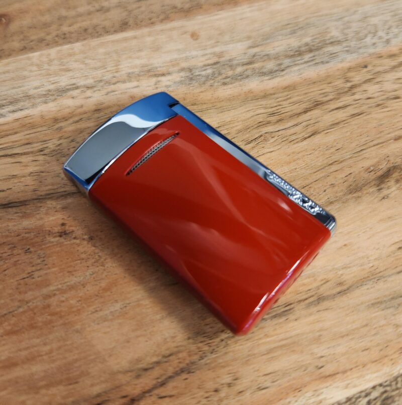 ST Dupont Minijet Lighter - Shiny red