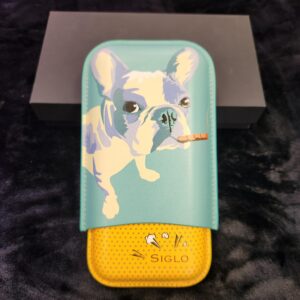 Siglo Year of the Dog Leather Cigar Case