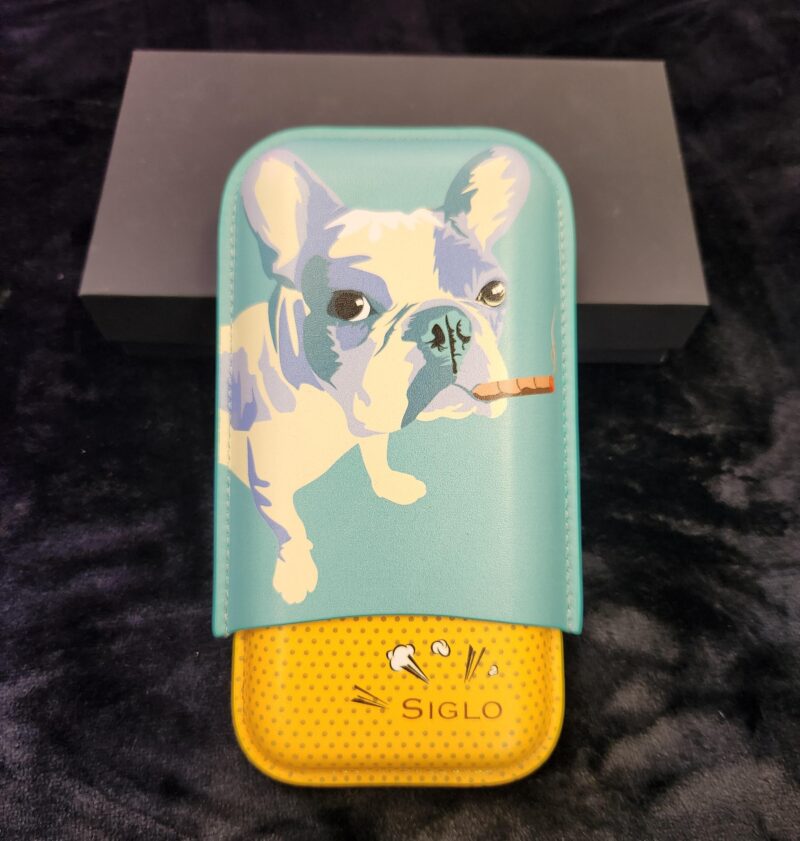 Siglo Year of the Dog Leather Cigar Case