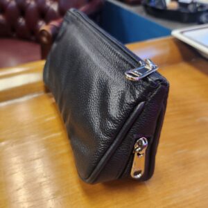 Pipe Zipper Pouch x 2Pipes - Black