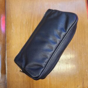 Pipe Zipper Pouch x 2Pipes - Black - Image 2