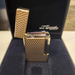 ST Dupont Initial Lighter Firehead - Golden - Image 2
