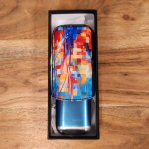 ST Dupont Graff'ty Cigar Case 2ct - Multicolor/Chrome