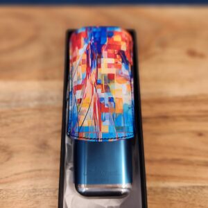 ST Dupont Graff'ty Cigar Case 2ct - Multicolor/Chrome - Image 2