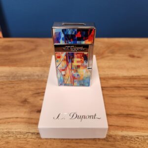 ST Dupont Biggy Graff'ty Lighter- Multicolor/Chrome - Image 2