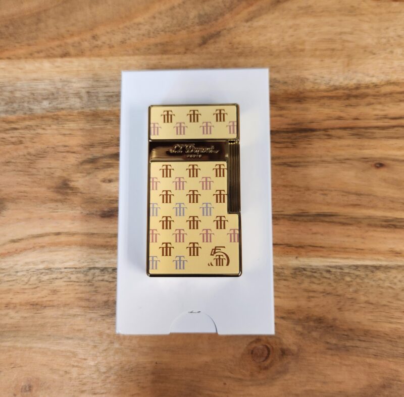 St Dupont Biggy Trinidad Lighter - Golden