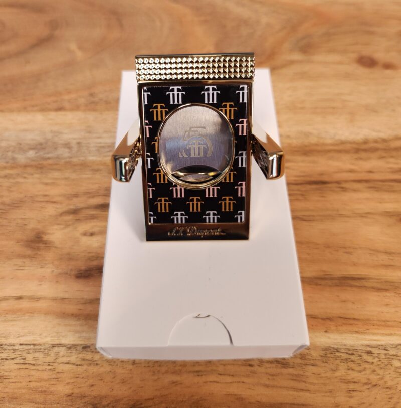 ST Dupont Trinidad Cigar Cutter/Stand - Blk/Gold