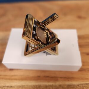 ST Dupont Trinidad Cigar Cutter/Stand - Blk/Gold - Image 2