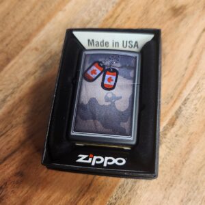 Zippo Can. Military Souvenir Lighter - Image 2