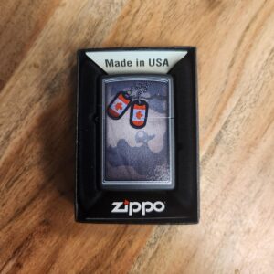 Zippo Can. Military Souvenir Lighter
