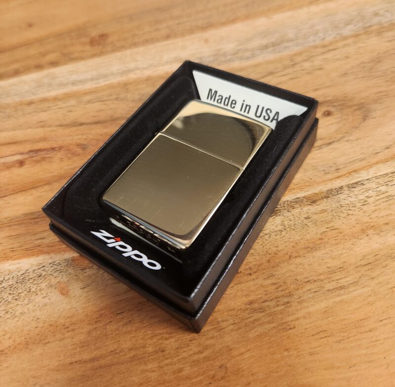 Zippo  Pure Hi Polish Brass Lighter