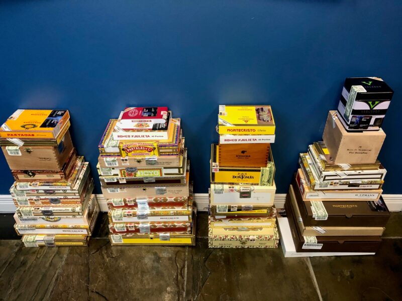 Empty Cigar Boxes