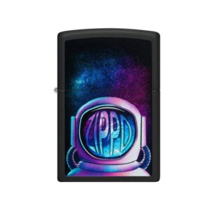 Zippo Astronaut w/Zippo Logo Black Lighter