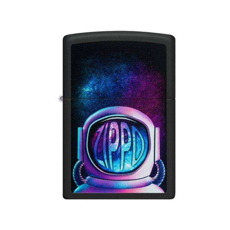 Zippo Astronaut w/Zippo Logo Black Lighter