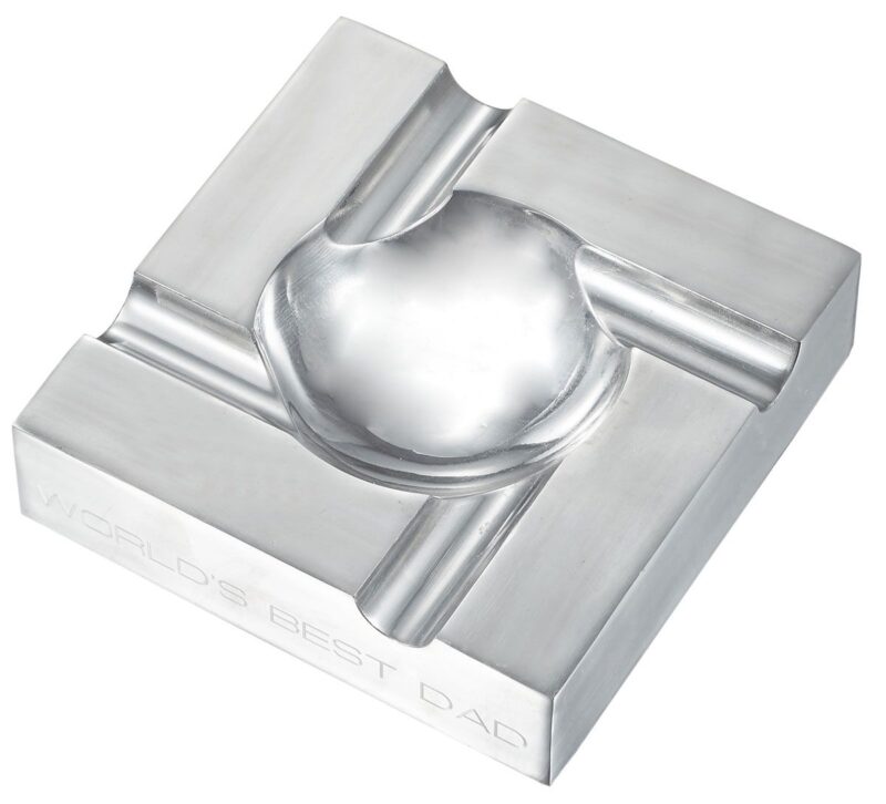 Ashtray Visol Designer Aluminum - 4ct