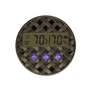 Brigham Digital Round Hygrometer