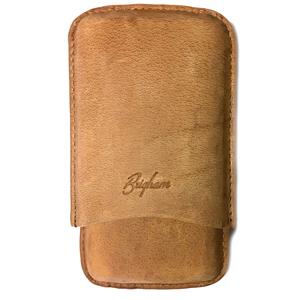 Cigar Case Brigham Toro Tan - 3ct
