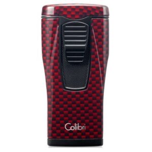 Colibri Monaco Carbon Fiber Lighter - Red