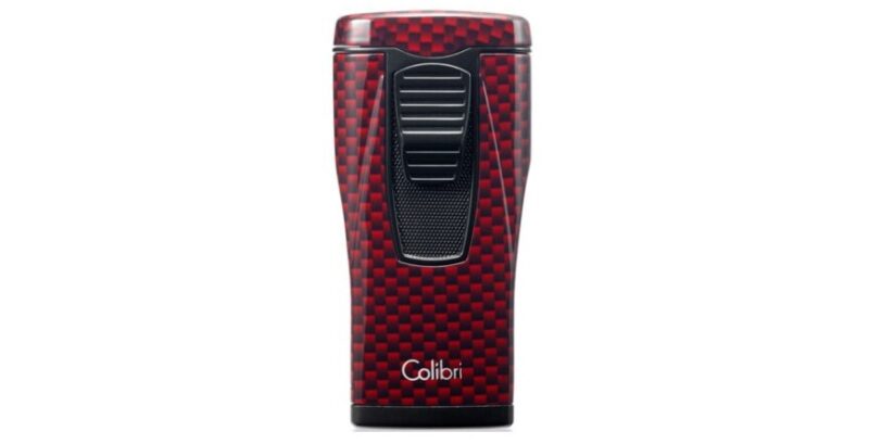 Colibri Monaco Carbon Fiber Lighter - Red