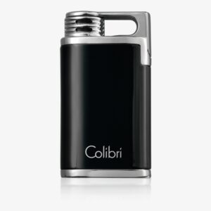 Colibri Belmont Lighter - Black/Chrome