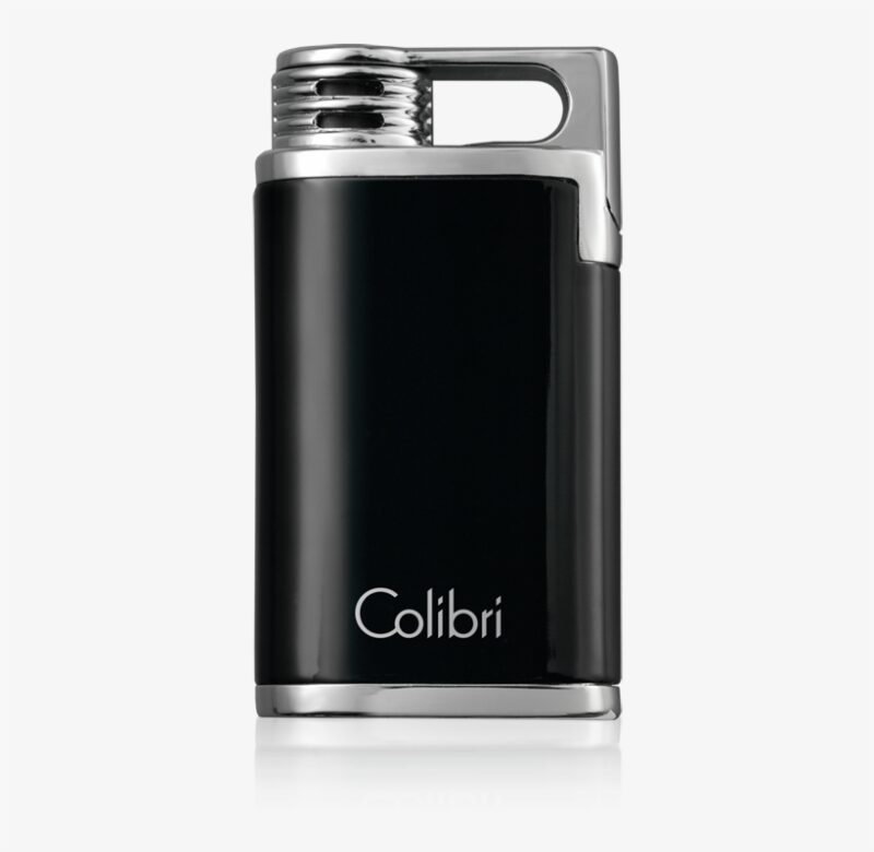 Colibri Belmont Lighter - Black/Chrome