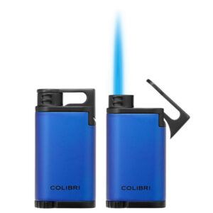 Colibri Belmont Lighter - Blue/Black