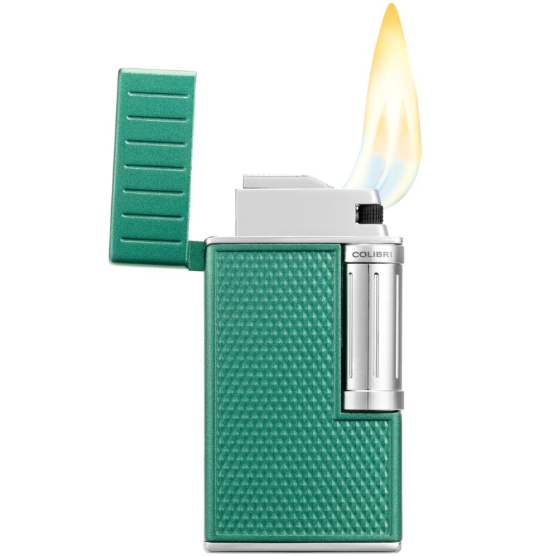 Colibri Julius Lighter -  Green/Chrome