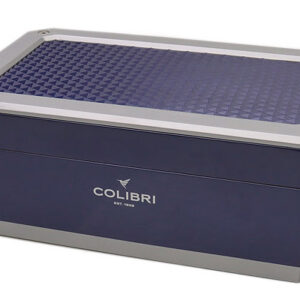 Colibri Rally Humidor - Navy/Silver