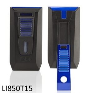 Colibri Slide Lighter/Punch  - Black/Blue