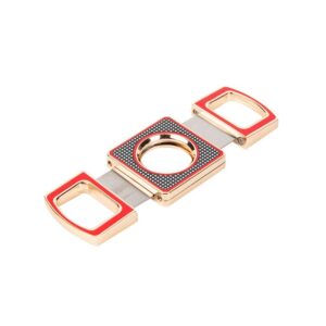 Elegant Metal Cutter Red Carbon Fiber - 64Ring Hole - Image 2