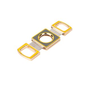 Elegant Metal Cutter Yellow Carbon Fiber - 64Ring Hole - Image 2