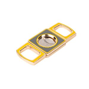 Elegant Metal Cutter Yellow Carbon Fiber - 64Ring Hole