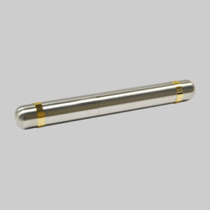 Executive Cigar Metal Tube - Silver