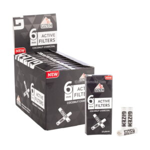 Gizeh Black Active Filters - 6mm/10ct
