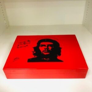 Humidor "CHE" Design Red Lacquer - 15ct