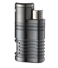 Regal Lighter Red Flame w/Puncher - Gunmetal
