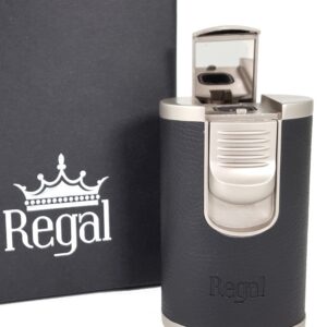 Regal Lighter Quad Table Black  – Quad Flame Torch