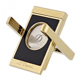 ST Dupont Cigar Cutter & Stand - Black/Golden