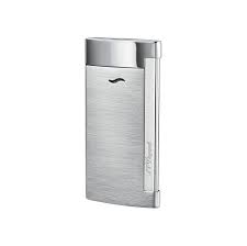 ST Dupont Slim7 Lighter - Brushed Chrome