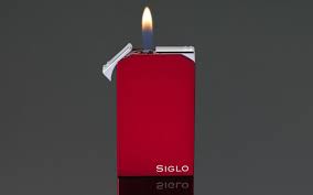 Siglo Twin Flames Lighter - Burgundy