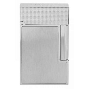ST Dupont L2  Palladium Lighter Diamond Head - Silver